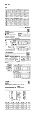MGPL12-10Z Three-axisthin Rod Cylinder Compact Guide with Stable Pneumatic MGPM12-30(MGPL12-100Z)