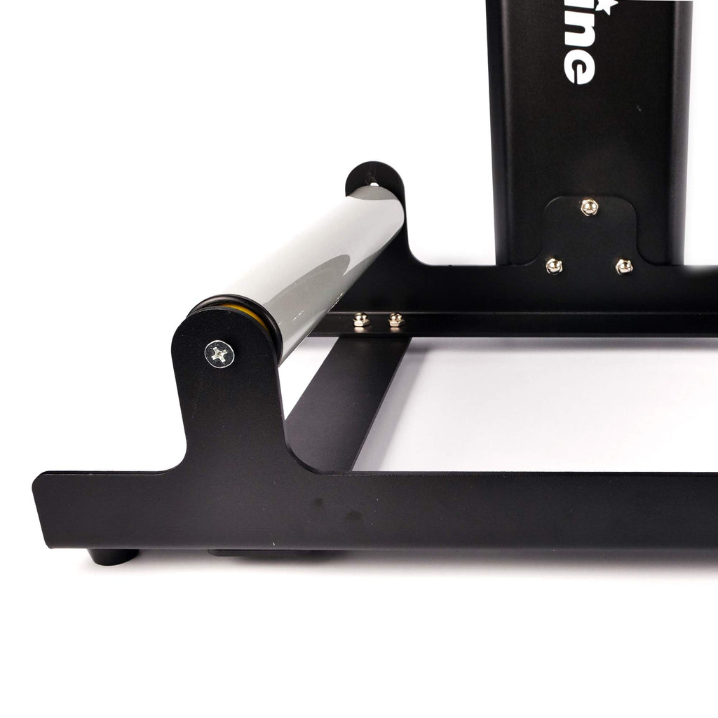 Maxshine XL Universal Wheel & Rim Detailing Rolling Stand (Black) | 360° Rotating Tire Stand for Car Detailing, Wheel Wash, Ceramic Coating & Tire Shine | Heavy-Duty Rim Detailing Roller Stand