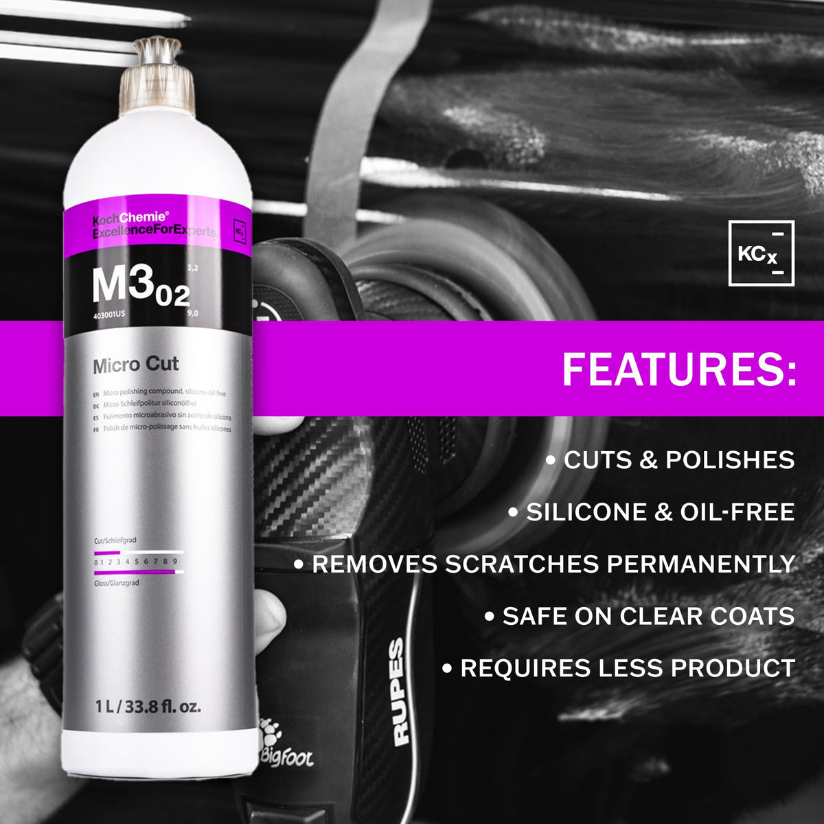 KOCHCHEMIE M3.02 Micro Cut Polishing Compound - 5 Liter