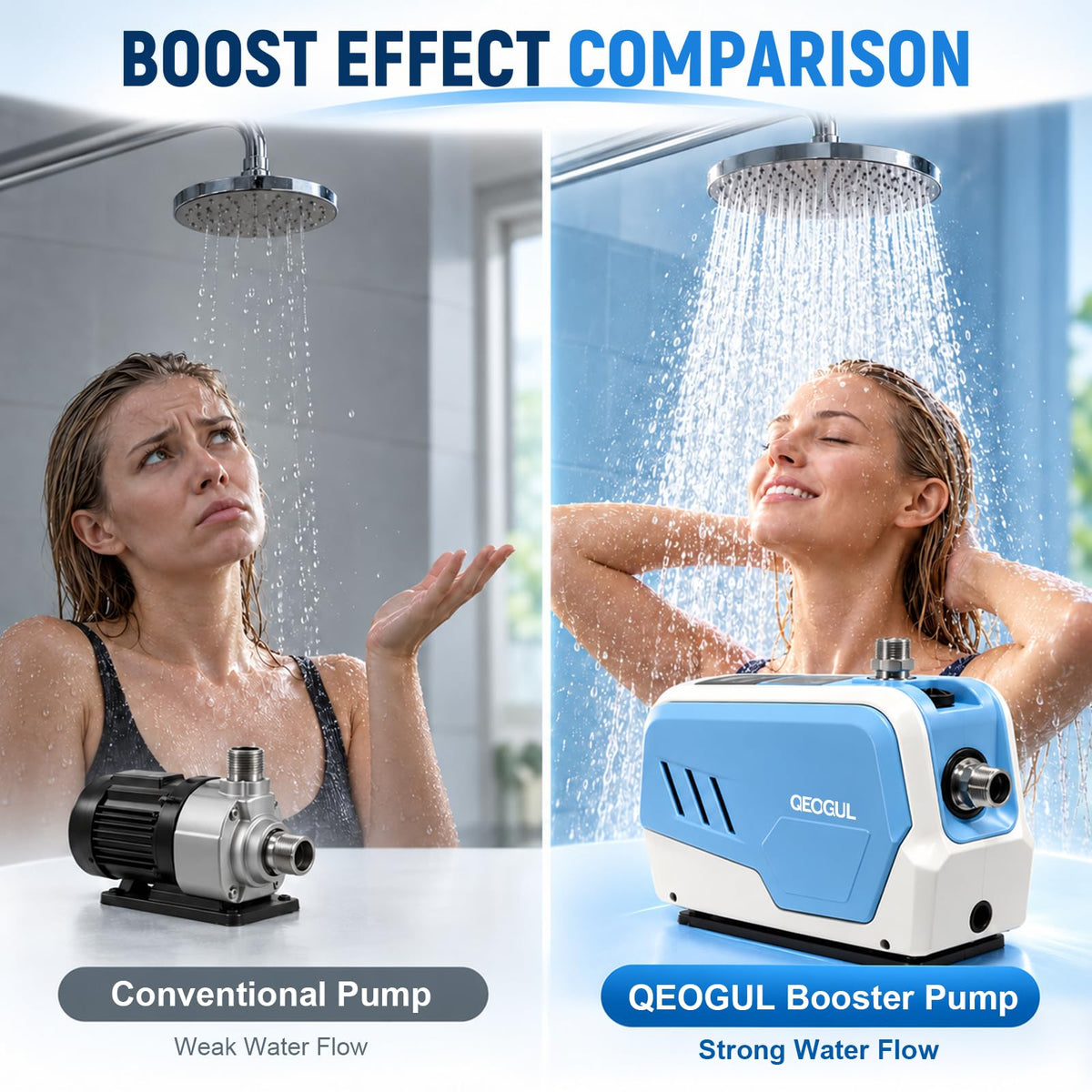 400W Whole House Water Pressure Booster Pump for Home Water Supply