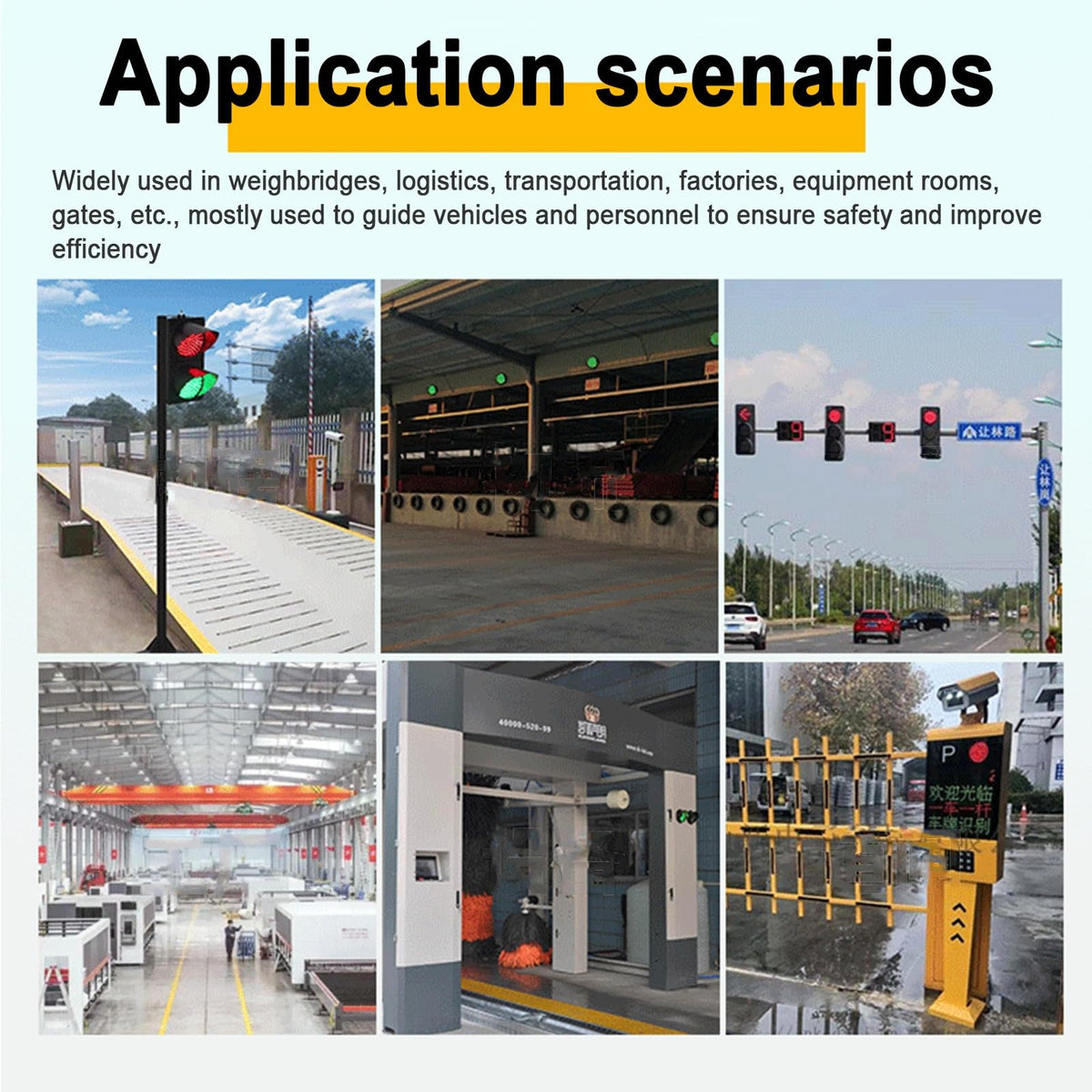 100mm(4inch) LED Traffic Stop Light, Industrial Loading Dock Bay Light, Signal Lamp for Wall, with Remote Control, Plug & Play- Traffic Light(1.5m)(1.5m)