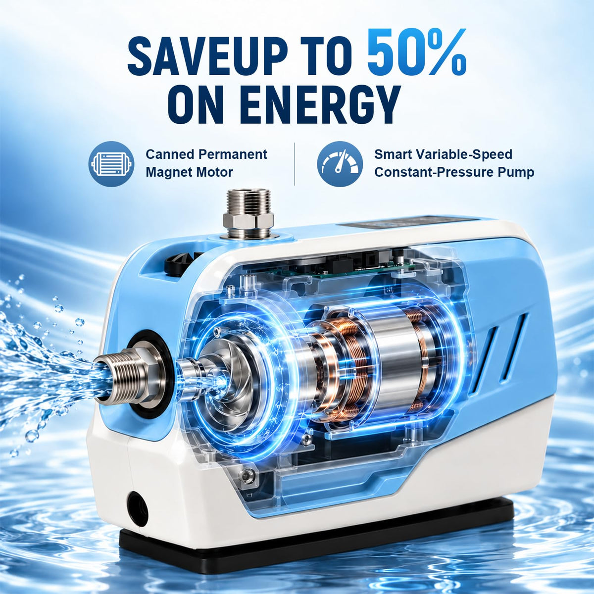 400W Whole House Water Pressure Booster Pump for Home Water Supply