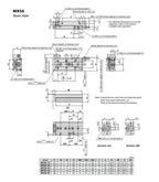 MXS6/8/12 Pneumatic Slide Table Cylinder Diameter 10/20/30/40/50/75 Cylinder(MXS8-50)