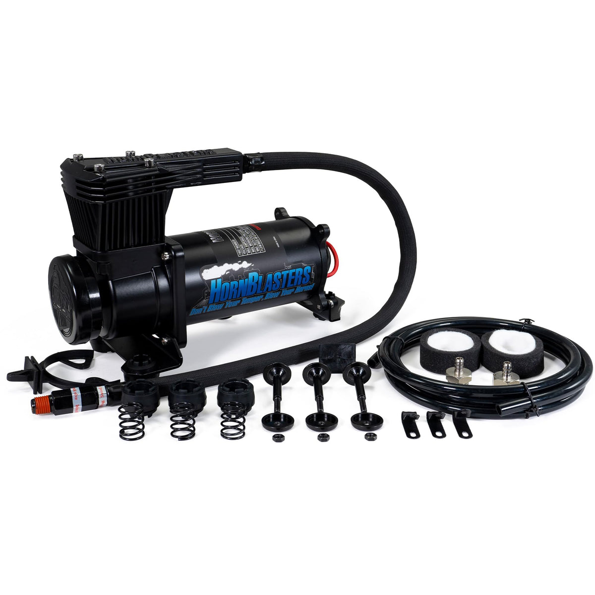 HornBlasters 3Q Stealth Black Dual Compressor Kit
