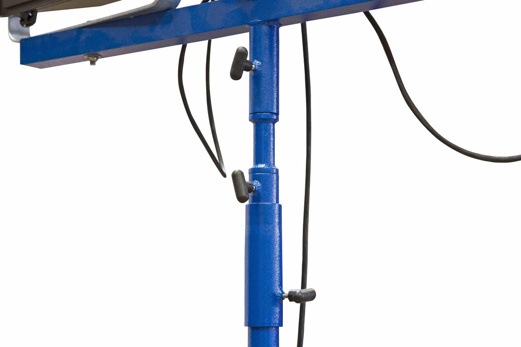 Portable Hazardous Area Light, (2) 400 Watt Metal Halide Lights, Quadpod Mount, C1D2, 220V 50 Hz