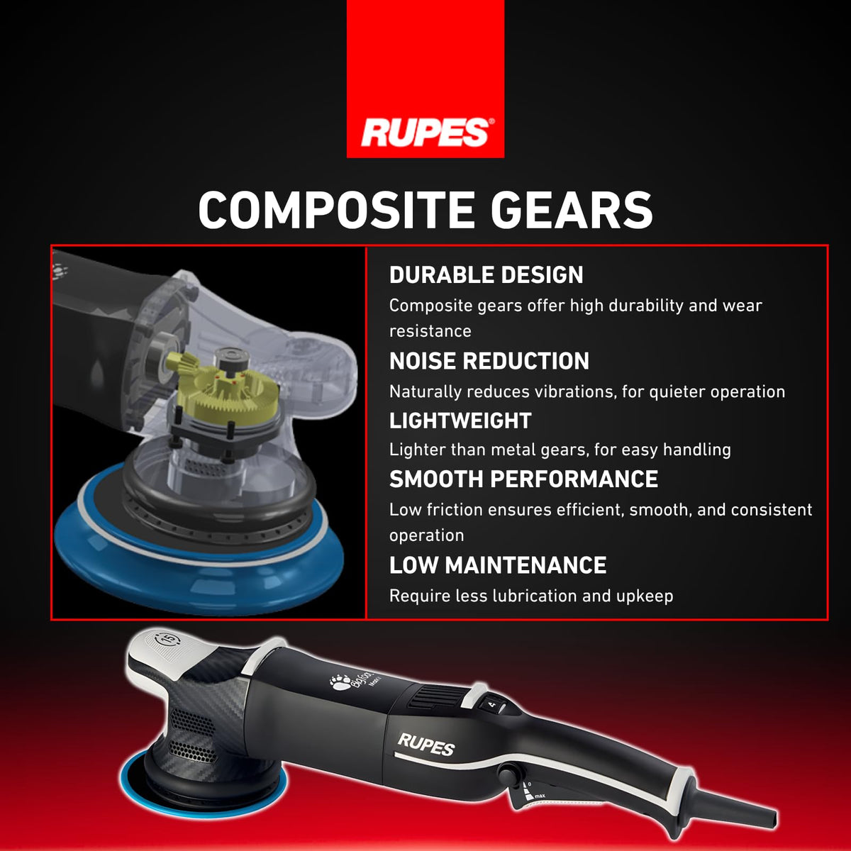 RUPES BigFoot LHR15 Mark V Random Orbital Complete Polishing Kit