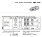 MXQ MXQ12 Slide Guide Cylinder Pneumatic MXQ12-10 -20-30 -40-50-75-100 Executive Component Tool(MXQ12-30)
