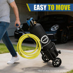 Spotless Water System for car wash,Pre-Filled with 15L DI Resin, with Bypass, DI Water System,Garden Hose Quick Connector, Deionized Water System for RV, Vehicles, Bikes, Boats, No Spots