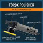 Chemical Guys Car Polisher, TORQX Random Orbital Polisher Kit, 9-Piece
