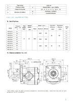 Hydraulic Gear Pump HGP-2A-F6R Single high Pressure Oil(HGP-2A-F5R)