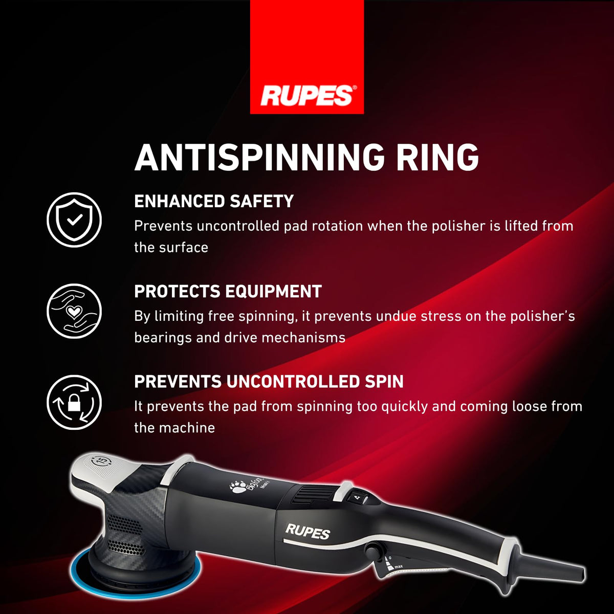 RUPES BigFoot LHR15 Mark V Random Orbital Complete Polishing Kit