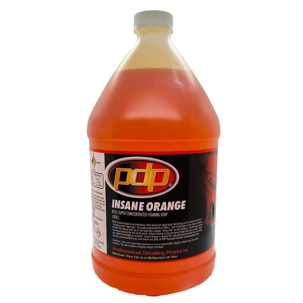 Professional Detailing Products - PDP Insane Orange - Super Concentrated Foaming Car Wash Soap 1 Gallon