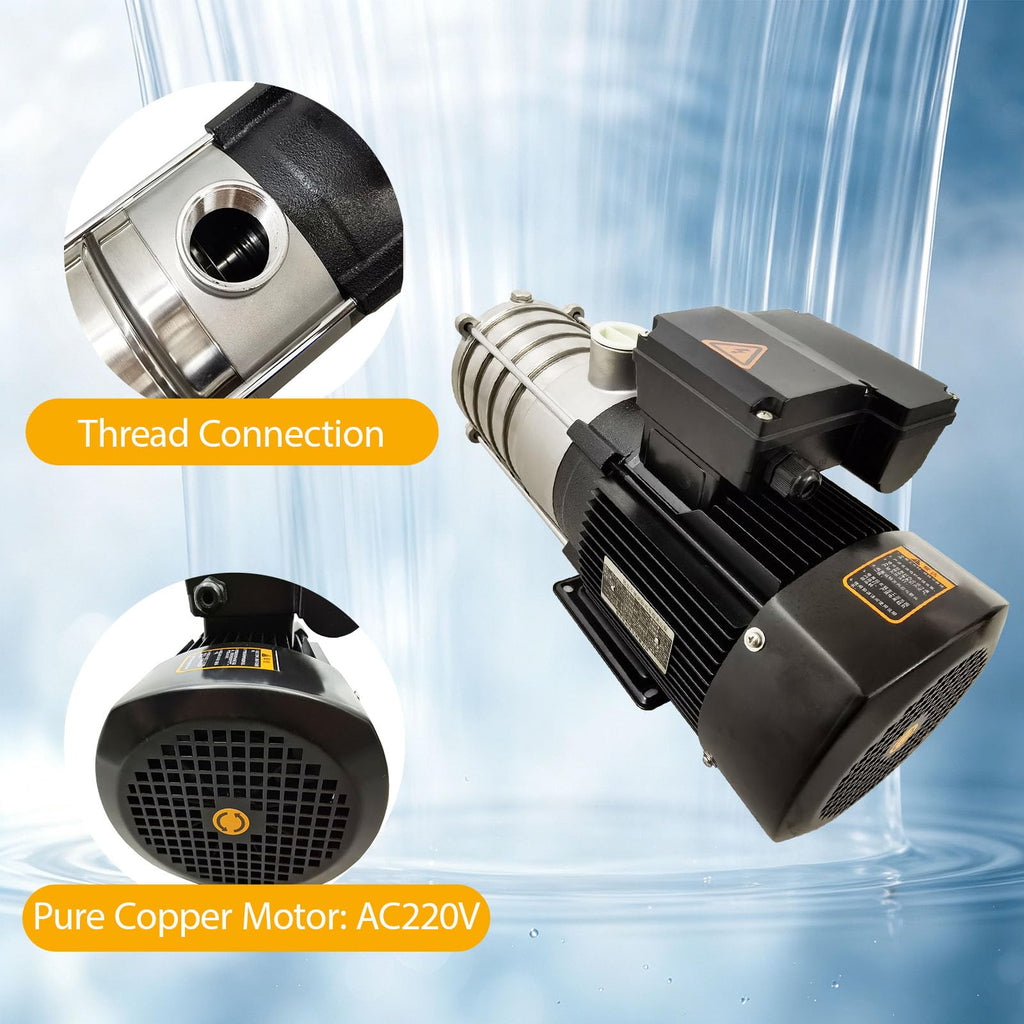220V Horizontal Multistage Centrifugal Pump Circulation Water Pump