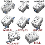 Model HLQ8LX75S 30AS HLQ8LX75S Sliding Guide Cylinder Pneumatic HLQ8X10S MXQ8X20SB 8X30SA 8X40AS HLQ8X50SAT 8X75SB(B)
