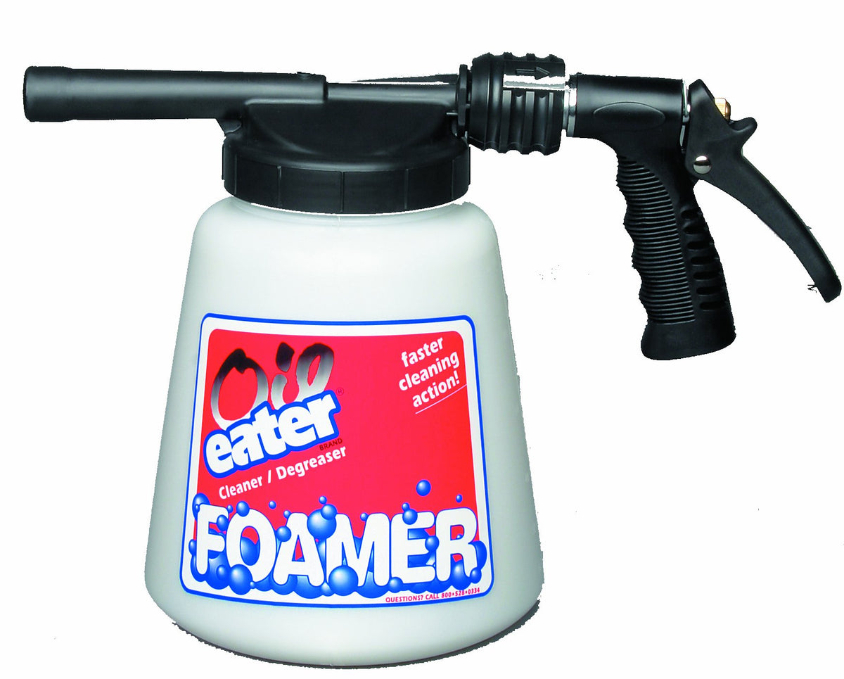 Oil Eater Original Foam Gun Spray, Home Hose Connect - Car Wash, Driveway, Home & Patio Cleaner,Black/White