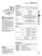 Air Slide Table Dual Rod Rail Slide Air Pneumatic Cylinder MXQ6-10 MXQ8-20 MXQ12-30 MXQ16-40 MXQ20-50 MXQ25-75 100 125(150mm)