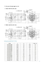 Hydraulic Gear Pump HGP Four-Stage HGP-3333A-F6-6-6R/30-30-30-30R High Pressure Quadruple(HGP-3333A-F8-8-8-8R)