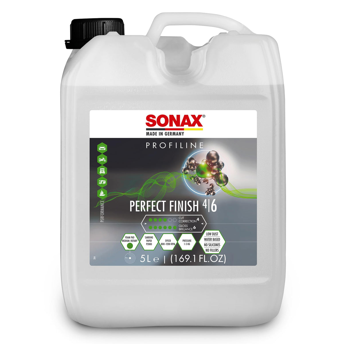 SONAX Perfect Finish Car Scratch Remover & Polishing Compound, 5L