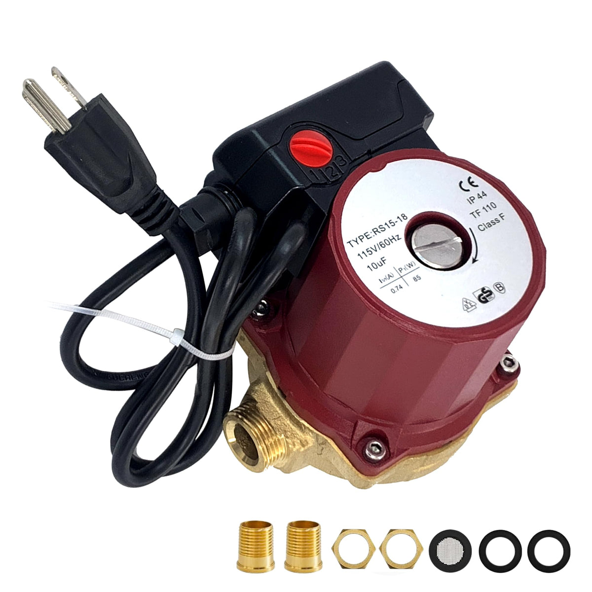 95906630 Hot Water Circulator Pump 115V 1/3 HP Fits for Grundfos UPS26-150F