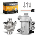 Electric Engine Water Pump W/Aluminium Thermostat Compatible with BMW N52