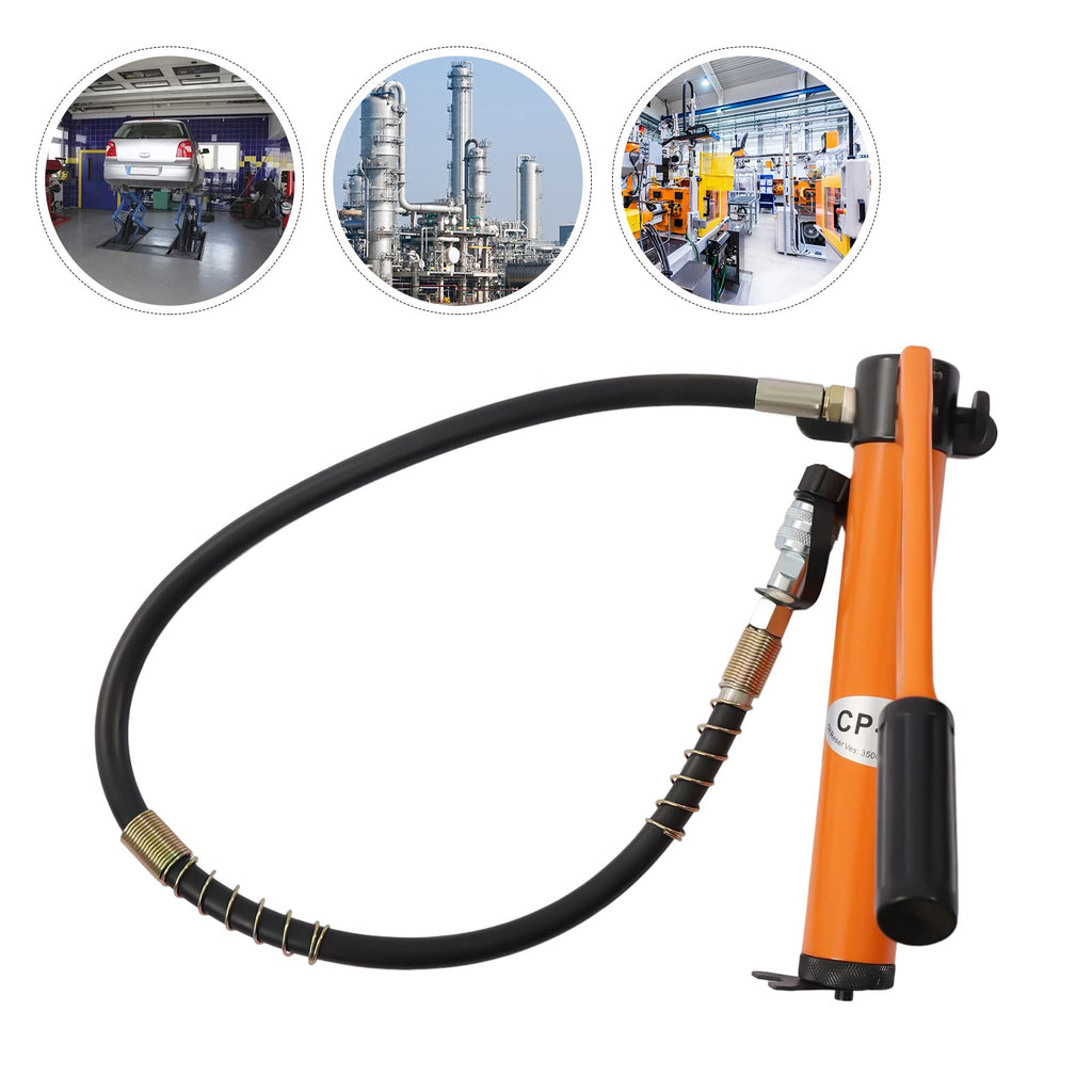 Manual Hydraulic Pump 20T 70Mpa Lifting Jack High Pressure Portable Steel Oil Pump for Hydraulic Tools Duty Trolley Jack,CP-180