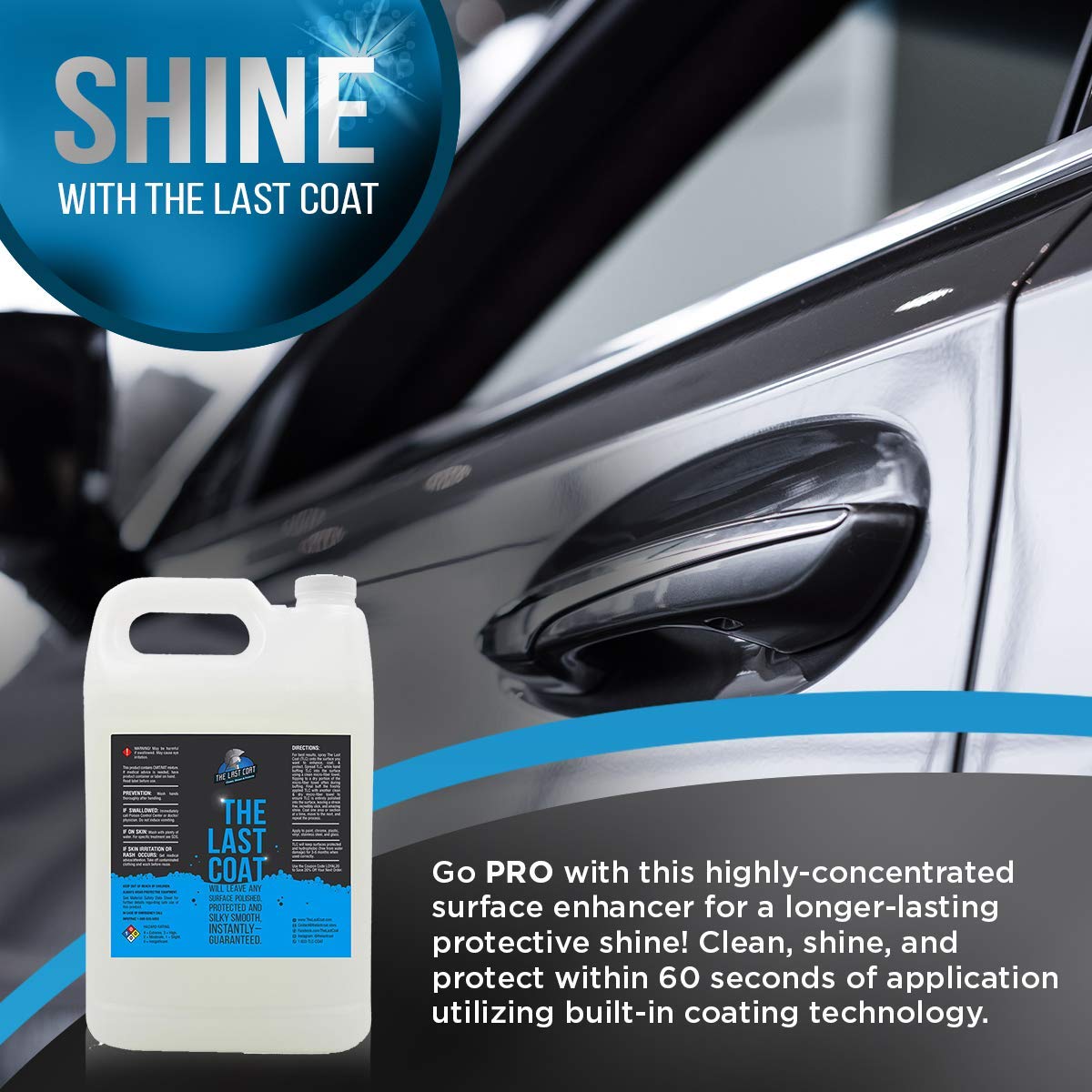 The Last Coat Nano Ceramic Coating Spray - Sio2 Car Wax with UV Protection