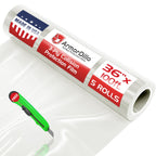 39.22 Per Roll Free Utility Knife ArmorDillo High Tack Collision Wrap - 5 Rolls (1Case) 3 Mil 3Ply Self Adhesive Crash Wrap for Cars, Collision, Towing, 60 Day UVI Protect - 36" x100ft