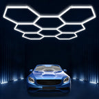 Hexagon led Lights: DIY Ceiling LED Light Hexagon Garage Lights 63070LM