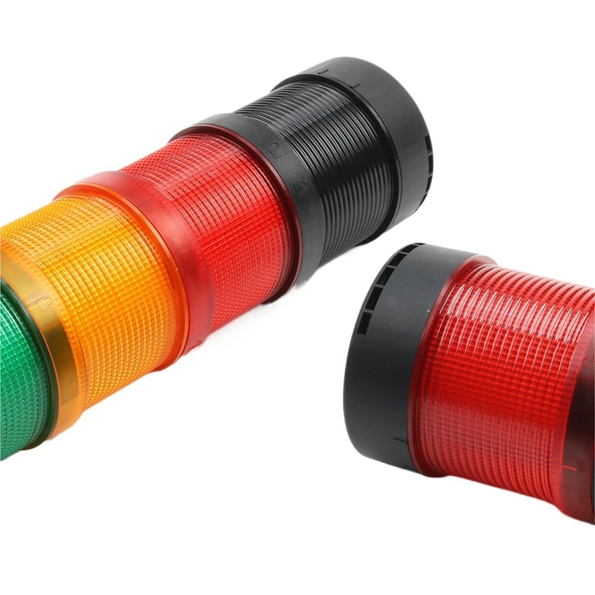 Multilayer Safety Industrial Stack Light LTP-70 3in1 Steady/Flash/Rotary Light Layer LED Lamp 12V 24V 220V 70mm Buzzer/no Sound(4 Layer Sound,12V)