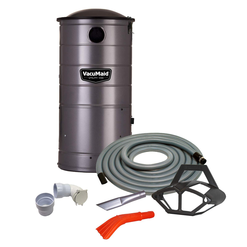 UV150CKP1 Extended Life Wall Mounted Commercial Vacuum with 50 ft. Car Care Kit (Unit and Kit Plus 1 Inlet)