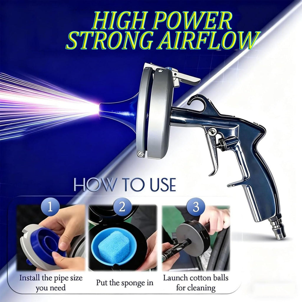 Cleaning Gun Kit for Hydraulic Hose Pneumatic Cleaning Gun Hose