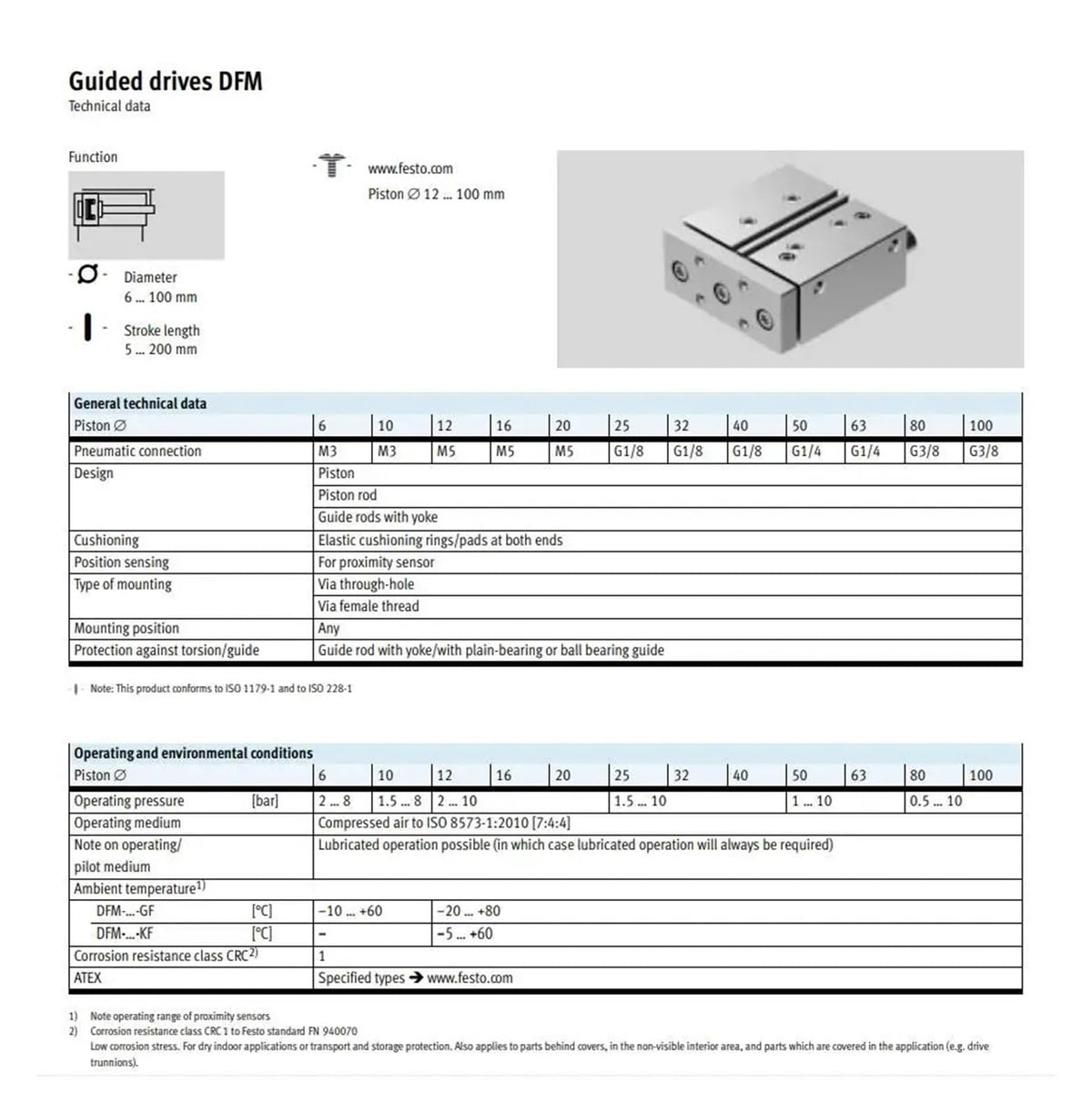 DFM-25 P-A-GF P-A-KF 3 Axis with Guide Bar Guided Pneumatic Air Cylinder DFM DFM-25-20-P-A-GF DFM-25-25-P-A-GF(DFM-25-100)