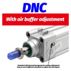 1pcs DNC-32-40-PPV-A DNC-50-125-PPV-A Cylinder Pneumatic Components bore 32 40 50mm 25-320mm Stroke DNC-40-80-PPV-A(50-PPV-A)