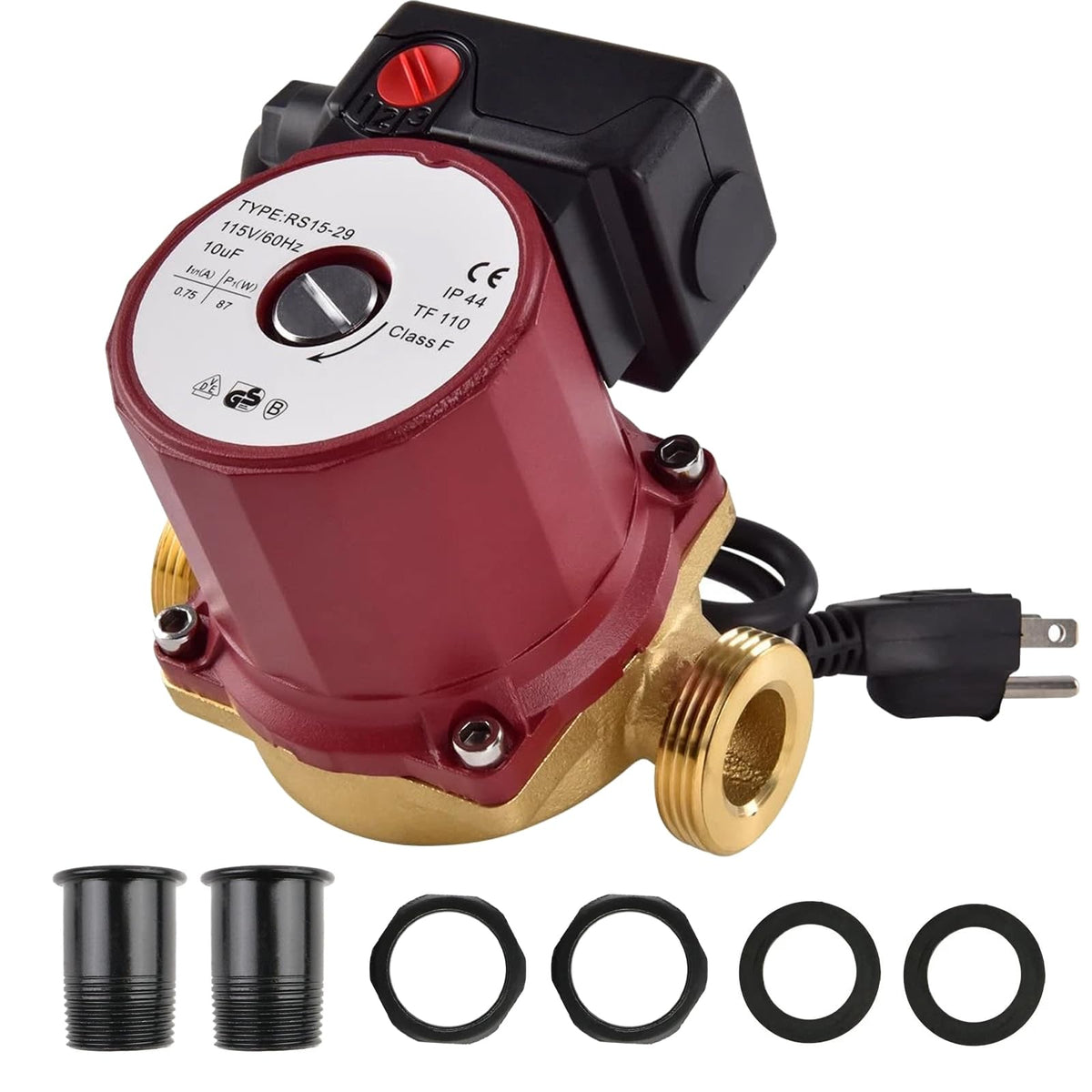 95906630 Hot Water Circulator Pump 115V 1/3 HP Fits for Grundfos UPS26-150F