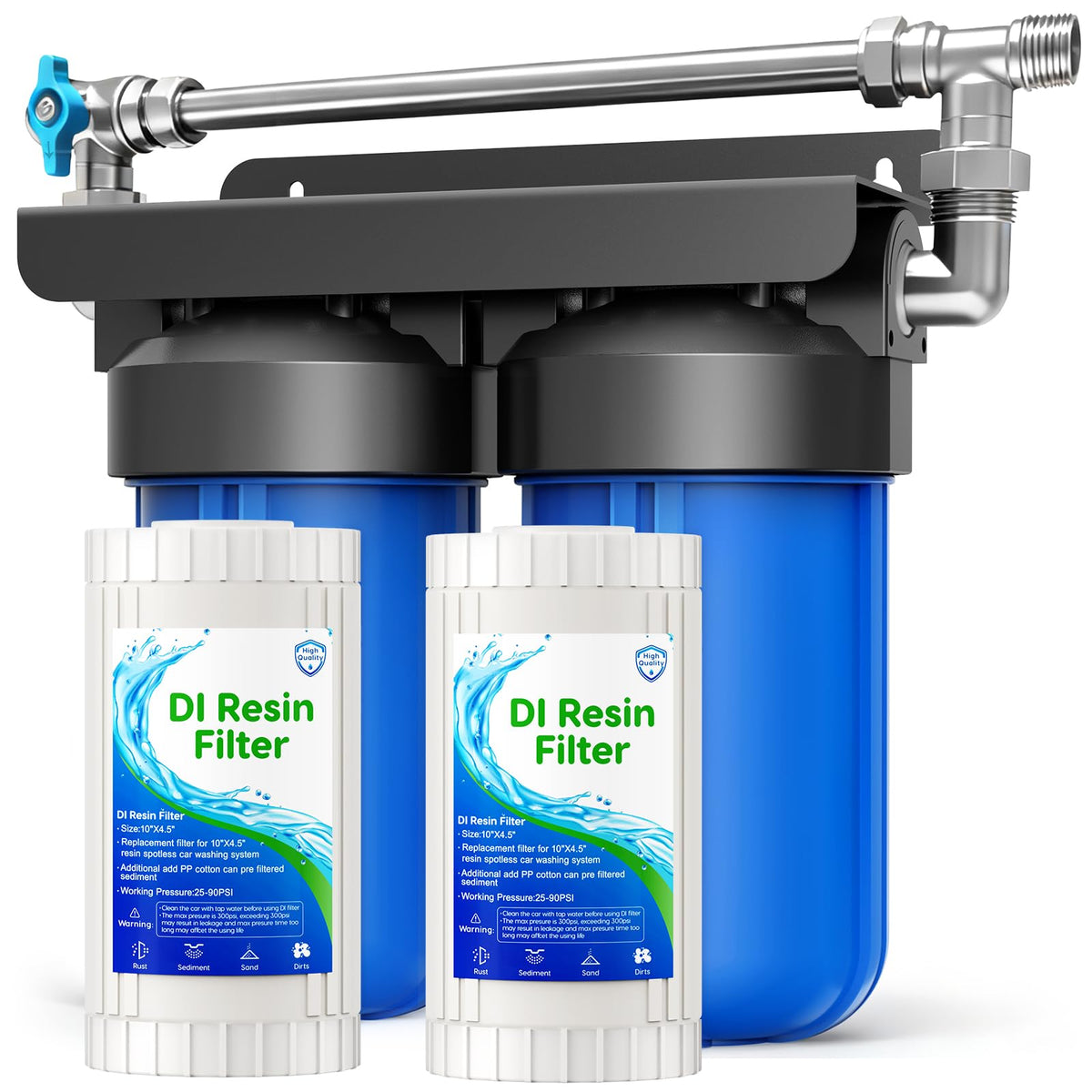 Spotless Water System for Car Wash with Bypass Switch,No Towel Drying