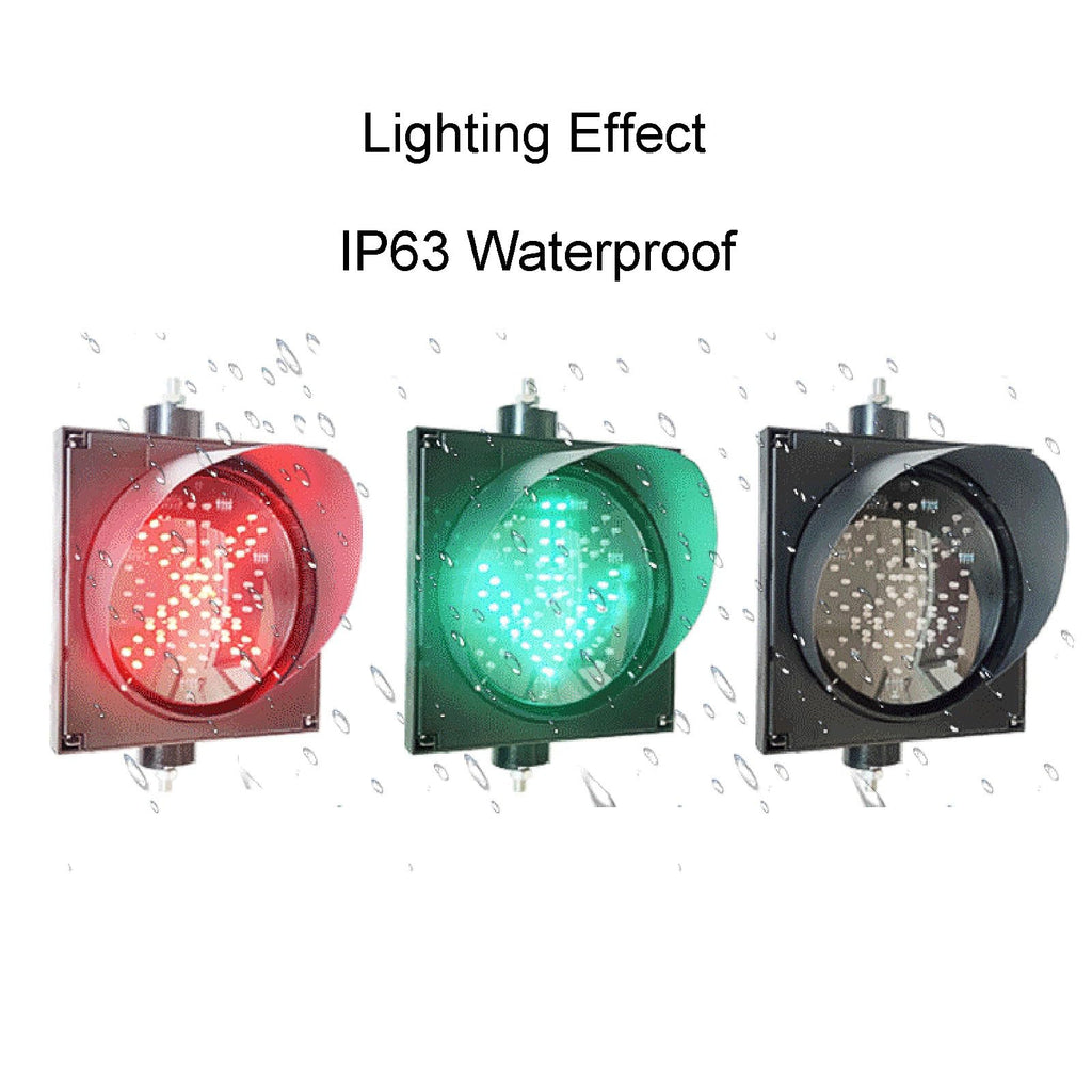 Mini Traffic Signal Light, LED Traffic Light Stop Light, 1 Light X/Arrow, for Industrial Loading Dock Bay Light, Indicator Light (Color : Remote Control, Size : 200mm-110v)(Remote Control,200MM 24v)