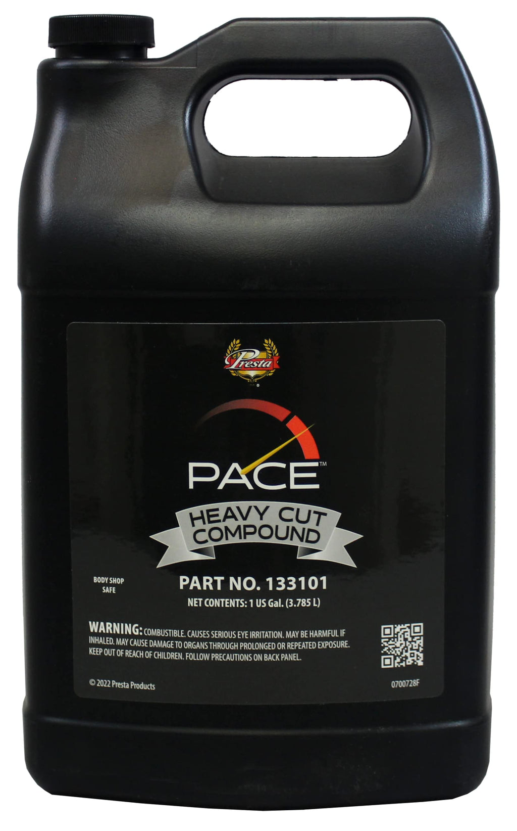 Presta PACE Heavy Cut Compound - Car Paint Correcting and Polishing Compound/Polishes to A Deep Gloss in One-Step (133101) New Size 1 Gallon