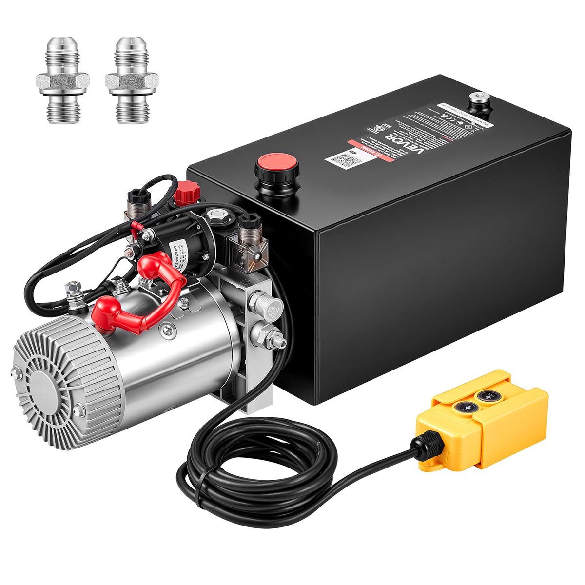 VEVOR 14 Quart Hydraulic Pump 2.2KW AC 220-240V Hydraulic Dump Trailer Pump