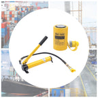 10 Ton Hydraulic Lift Kit with Manual Hand Pump, Compact Multi-Section Ram, 2 Inch Stroke Cylinder for Automotive Repairs and Heavy-Duty Applications