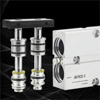 Double Rod TN Type Pneumatic Cylinde Air Bore 25mm Small Aluminum Alloy Stroke 30 35 40 45 50 60 70 75mm(Stroke 175mm)
