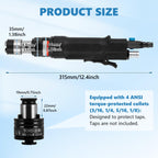 MXBAOHENG Pneumatic Tapping Machine 400RPM for Universal Flexible Arm