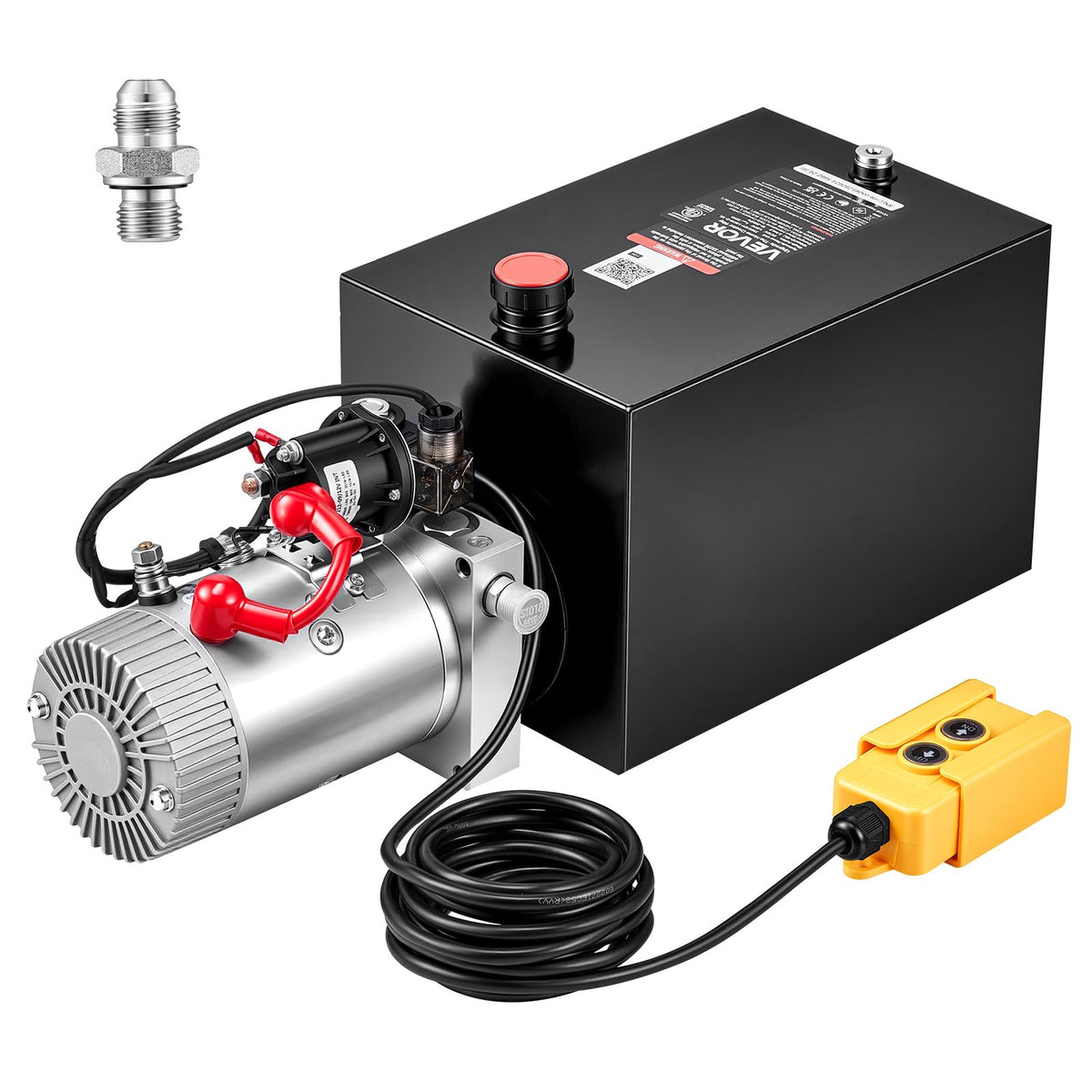 VEVOR 14 Quart Hydraulic Pump 2.2KW AC 220-240V Hydraulic Dump Trailer Pump