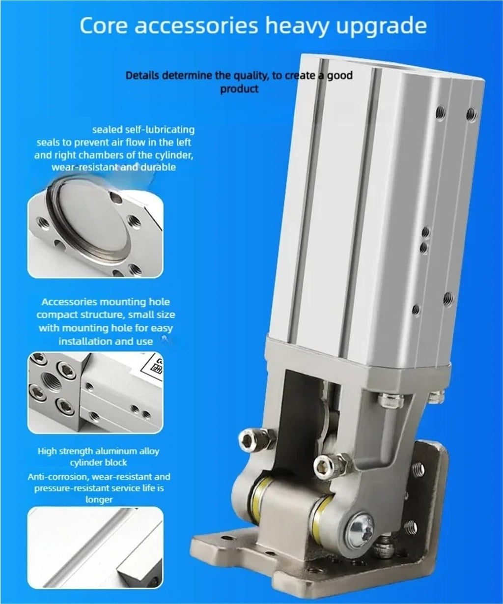 Manipulator Robot Arm Accessory Rotating Side Posture Air Cylinder HC/3240-4040/W90 Degree Flipping Pneumatic(HC-5040W)