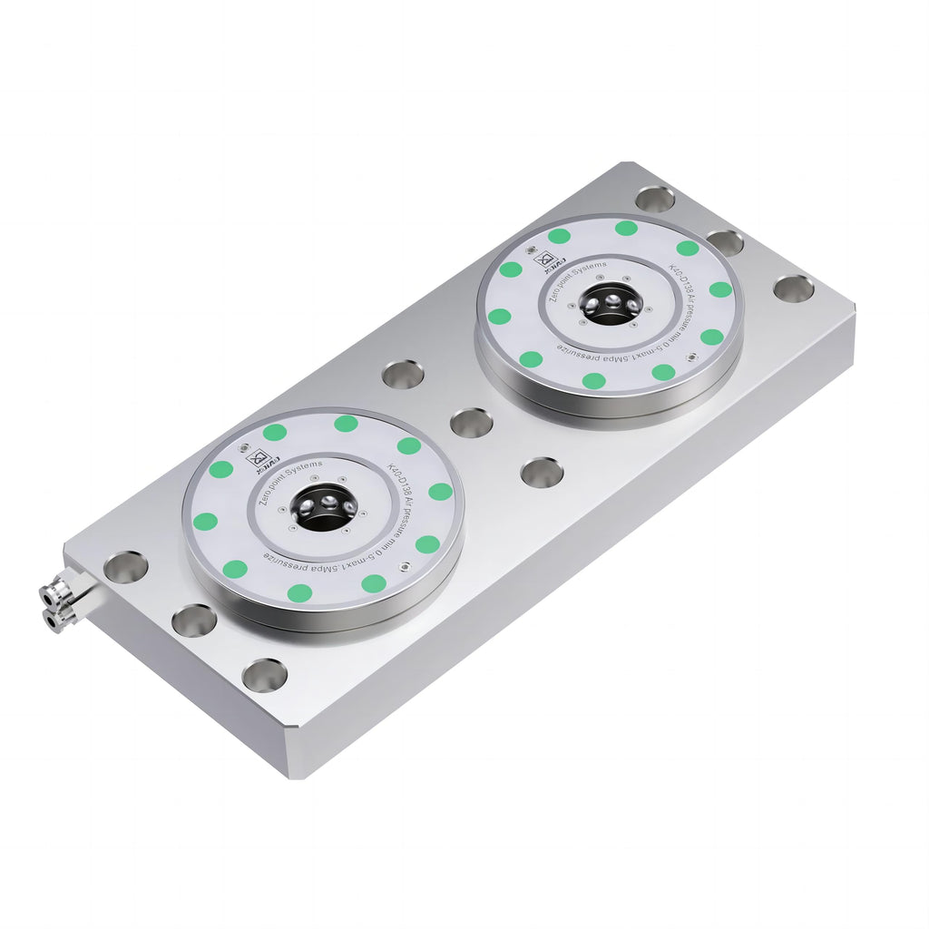 XINDIAN Three Axis Four Axis High Precision Pneumatic Zero Point Quick Replacement Fixture CNC Batch Part Processing Chuck Bridge Plate, Customizable. (K20.3-C1)