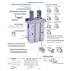 Parallel Style Pneumatic Air Gripper HFK10 HFK16 HFK20 HFK25 HFK32 HFK40Cylinder Double Acting Gripper Cylinder(HFK-25)