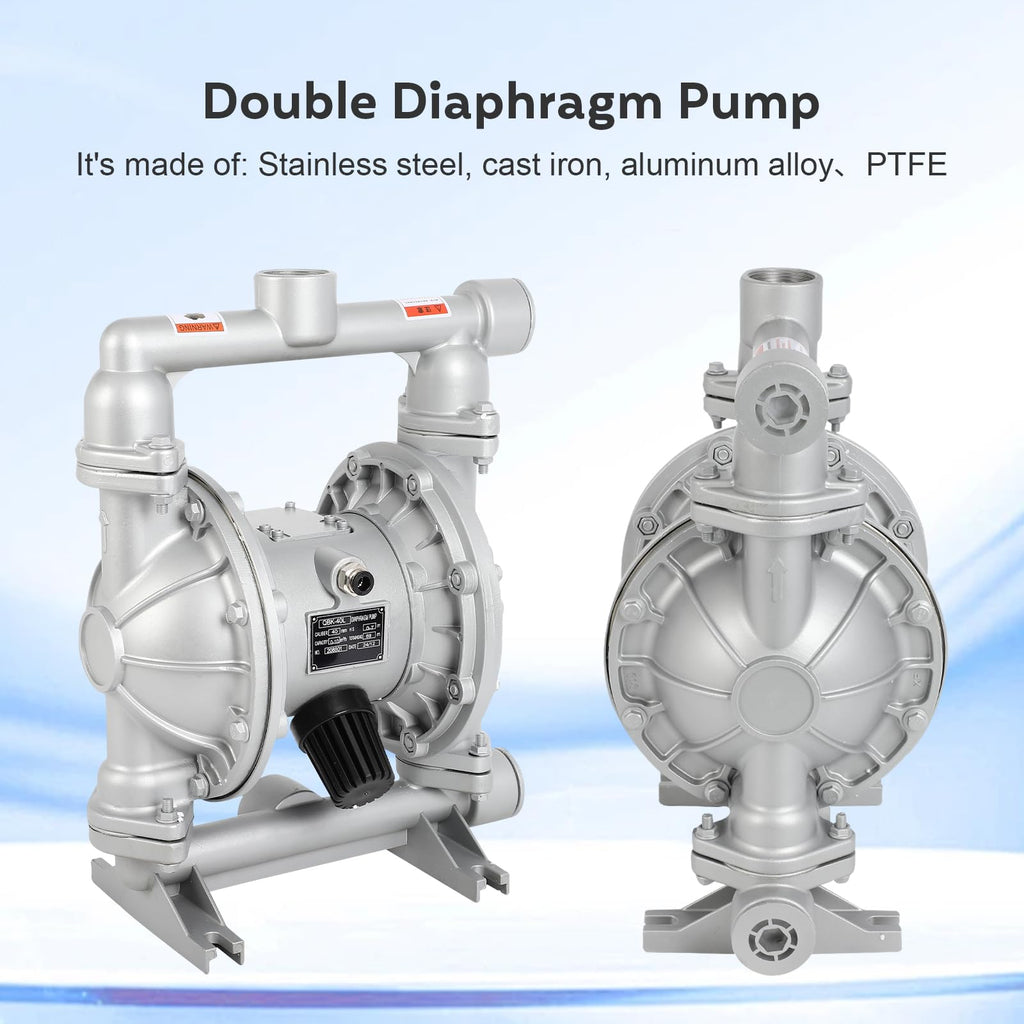 AODD Pump 1.5 Inch Air Diaphragm Pump Pneumatic Transfer Pump