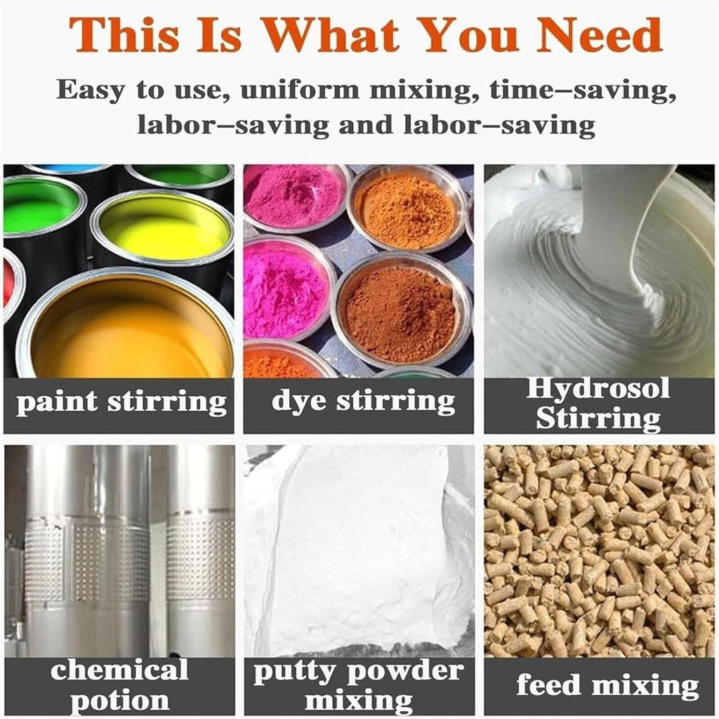 Air Agitator, Pneumatic Tank Mixer Machine, Paint Stirring Machine, Folding Propeller, with Support Hanger Paint Mixing Equipment