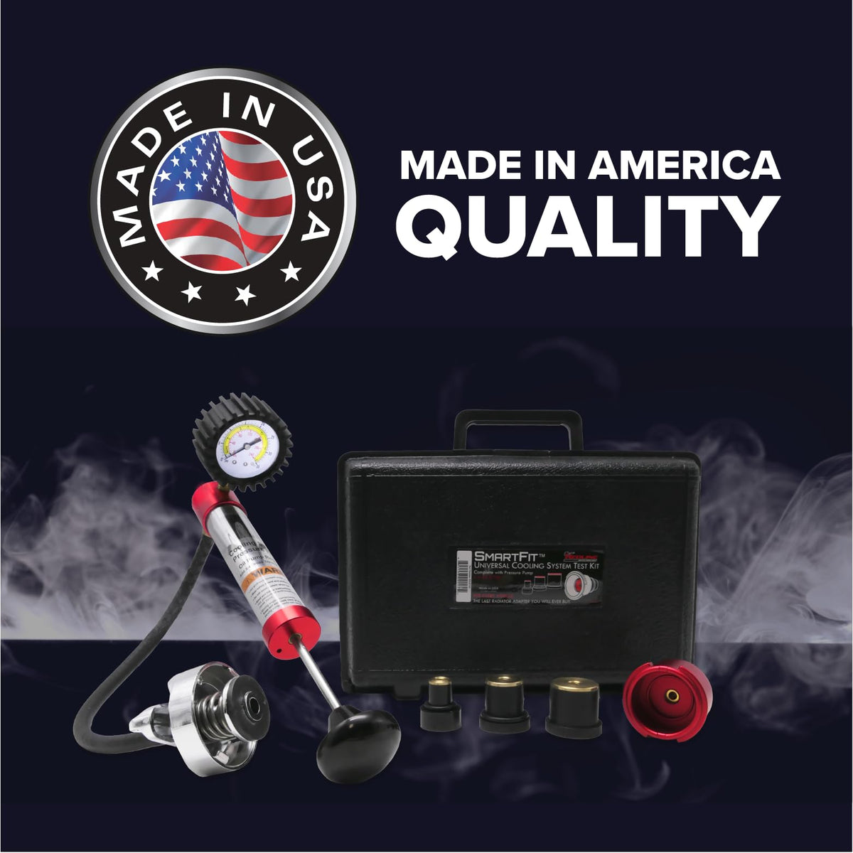 SmartFit Universal Cooling System Vehicle Pressure Test Kit (95-0700)
