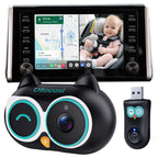 OTTOCAST Cabin Care Baby Camera for Car, Wireless CarPlay Adapter in One