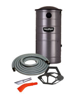 UV150CKP1 Extended Life Wall Mounted Commercial Vacuum with 50 ft. Car Care Kit (Unit and Kit Plus 1 Inlet)